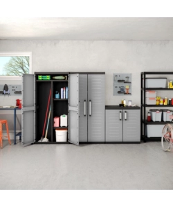 ARMADIO PORTASCOPE IN RESINA KETER "DETROIT" GRIGIO, 89X54X182 CM
